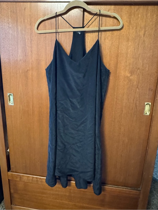 Club Monaco Dresses & Skirts - Club Monaco Black Slip Mini Dress with Spaghetti Straps